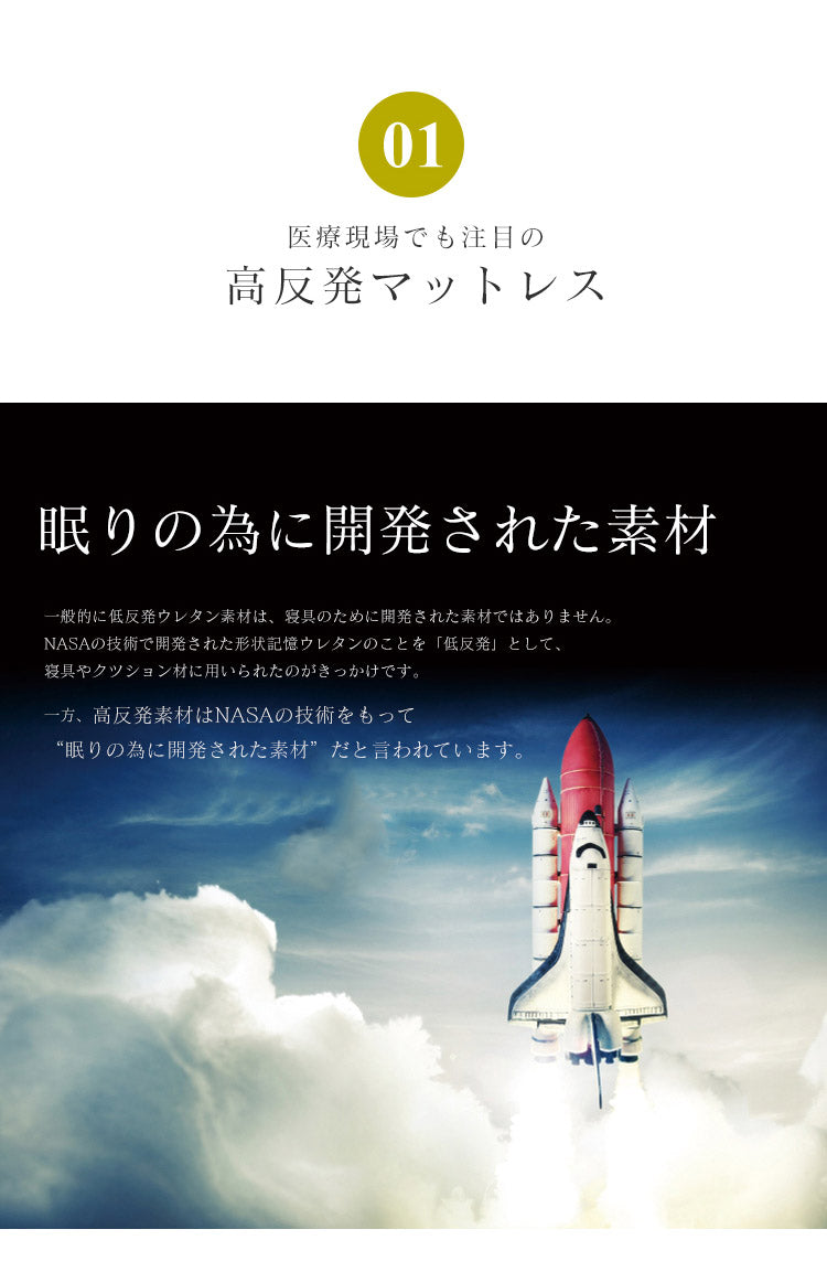マットレス ソファーベッド ソファベッド 高反発 三つ折り セミダブル 高反発マットレス ウレタン スリーピー SD
