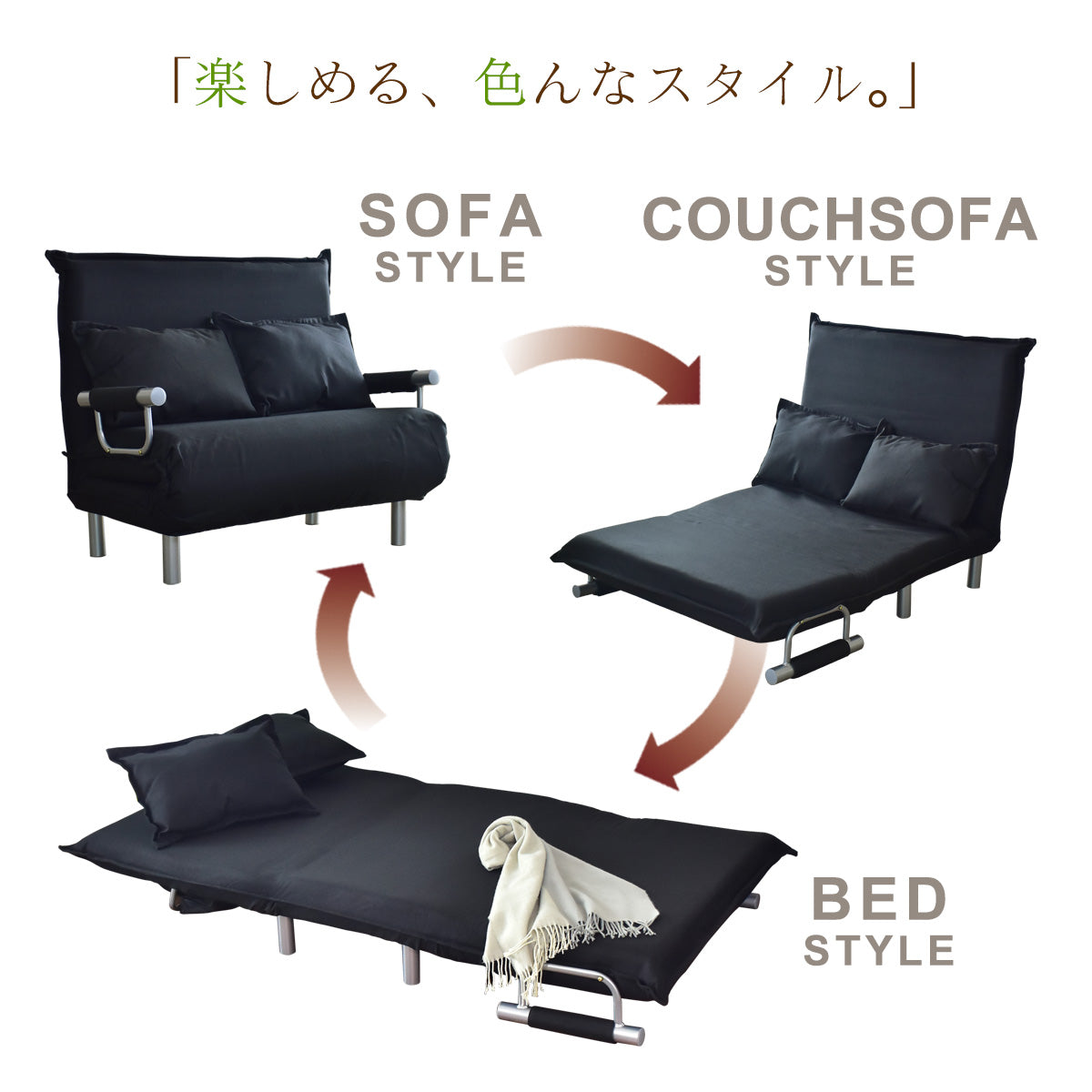 2人掛けソファ 2人用ソファ トリコL