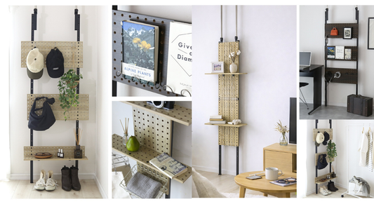 【新商品】「縦横可変型2WAYウォールシェルフ」の新作が入荷します。（4月中旬頃）