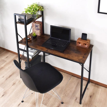 【幅115】ラック付きL字デスク ガイア