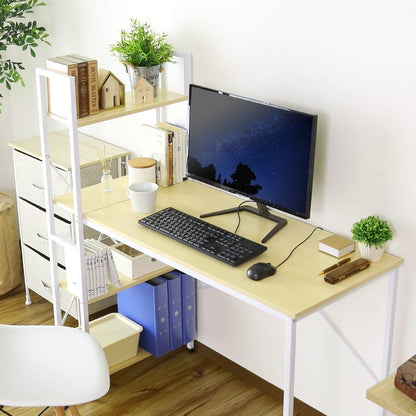 【幅115】ラック付きL字デスク ガイア