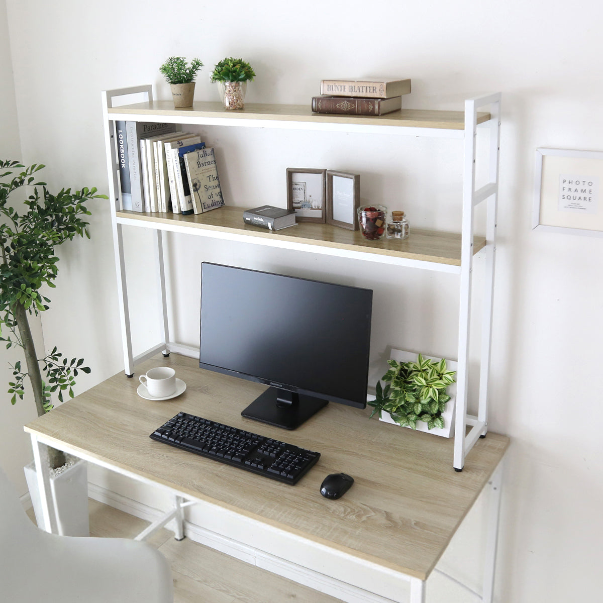 doris デスク上収納ラック【幅80㎝｜幅110㎝】【1段｜2段】リオラ