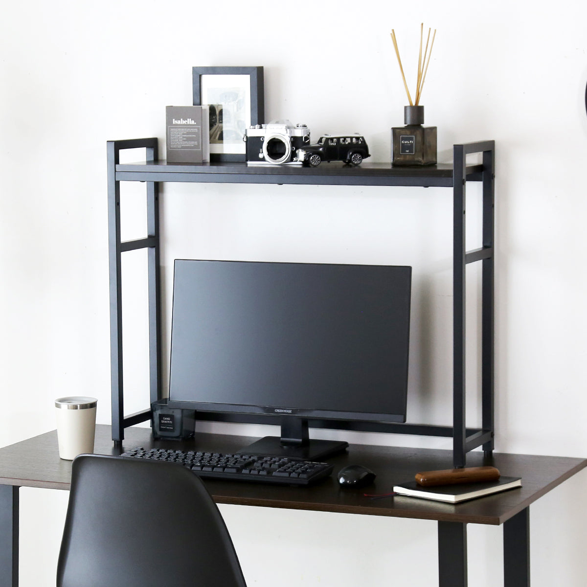 デスク上収納ラック【幅80㎝｜幅110㎝】【1段｜2段】リオラ