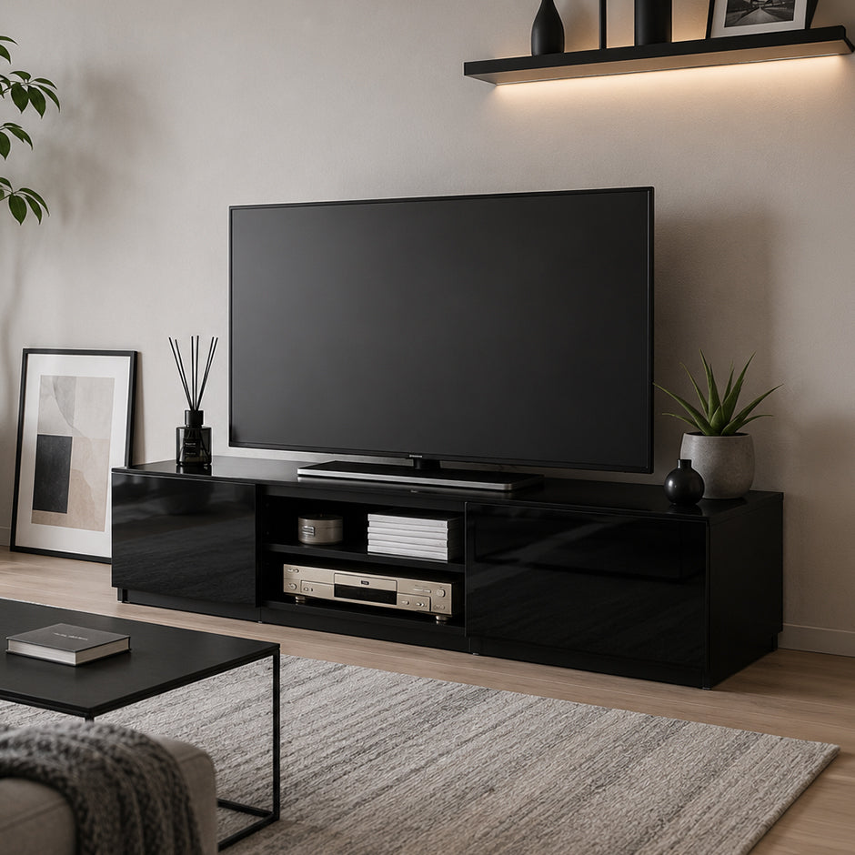 【幅120｜150｜180cm】 テレビ台 前面鏡面加工 ルクス