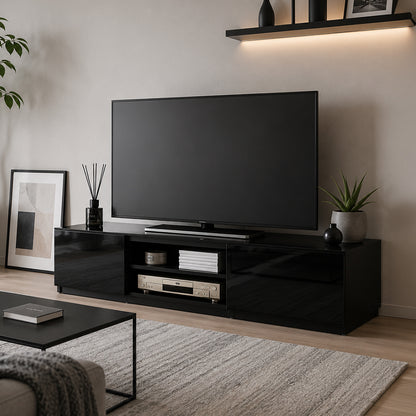 【幅120｜150｜180cm】 テレビ台 前面鏡面加工 ルクス