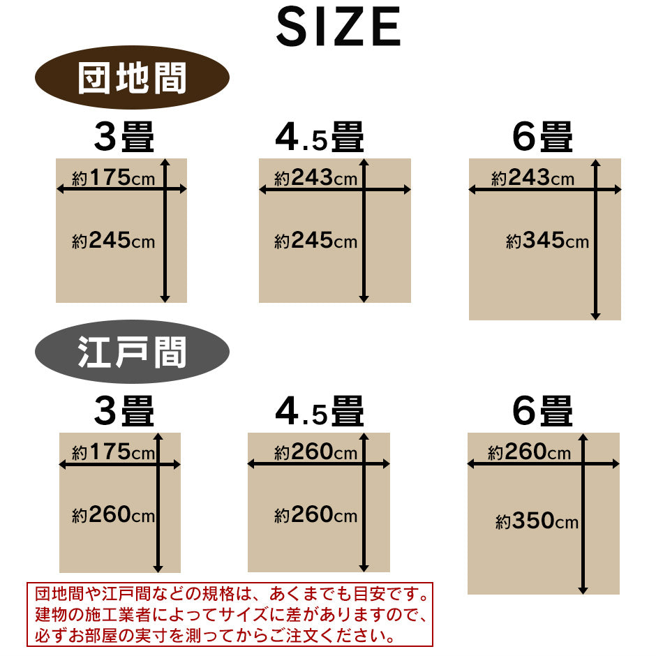 ウッドカーペット 4.5畳 団地間 簡単 フローリング DIY バウム 245×243 – remembrance-doris