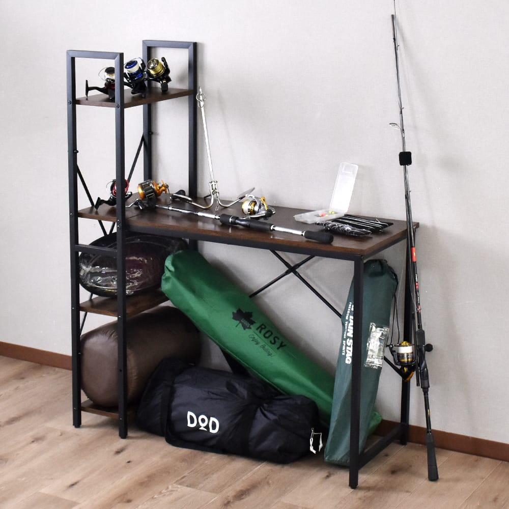 doris 収納付きデスク A4ファイル収納可 幅115cm パソコンデスク