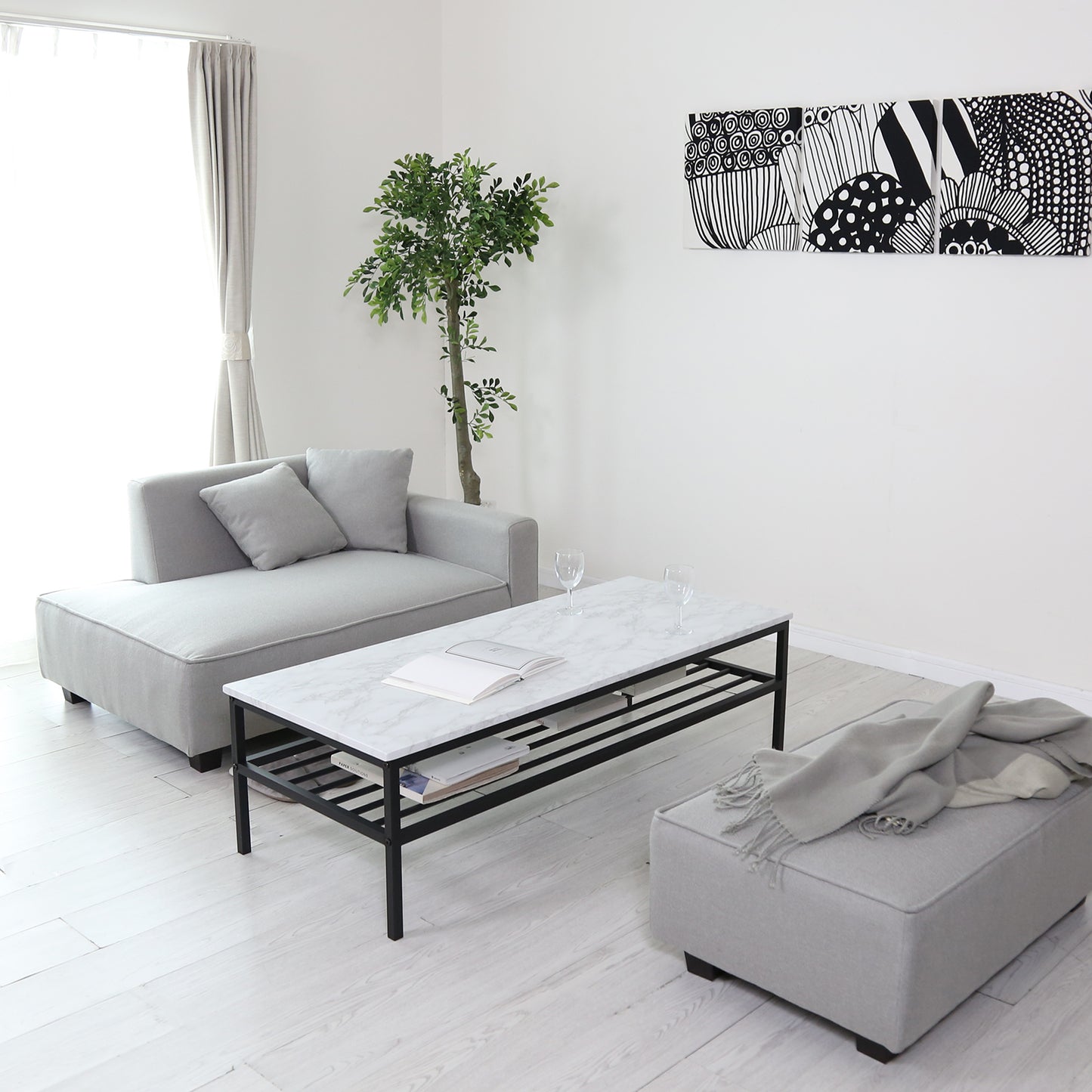 センターテーブル マルタ120