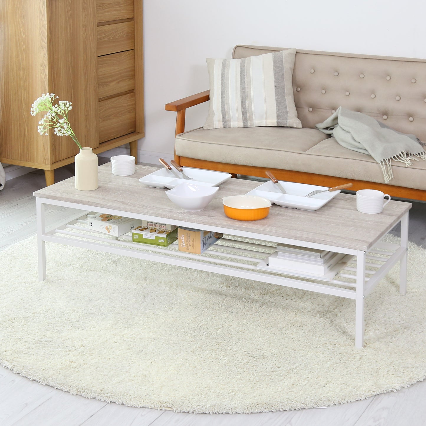 センターテーブル マルタ120