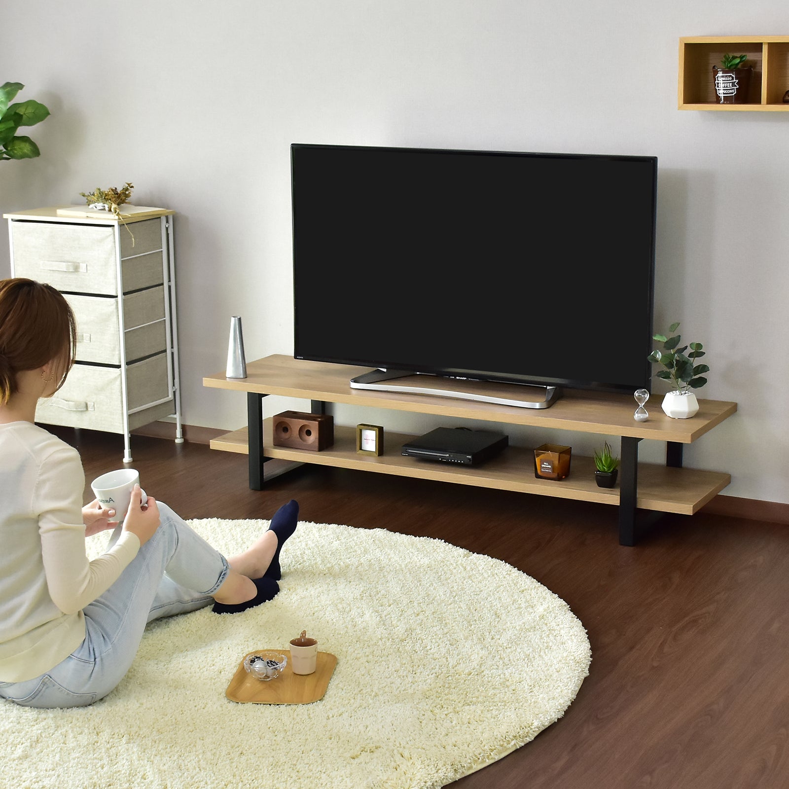 幅90/120/150㎝ テレビボード ローテーブル カエデ – ドリス公式ストア