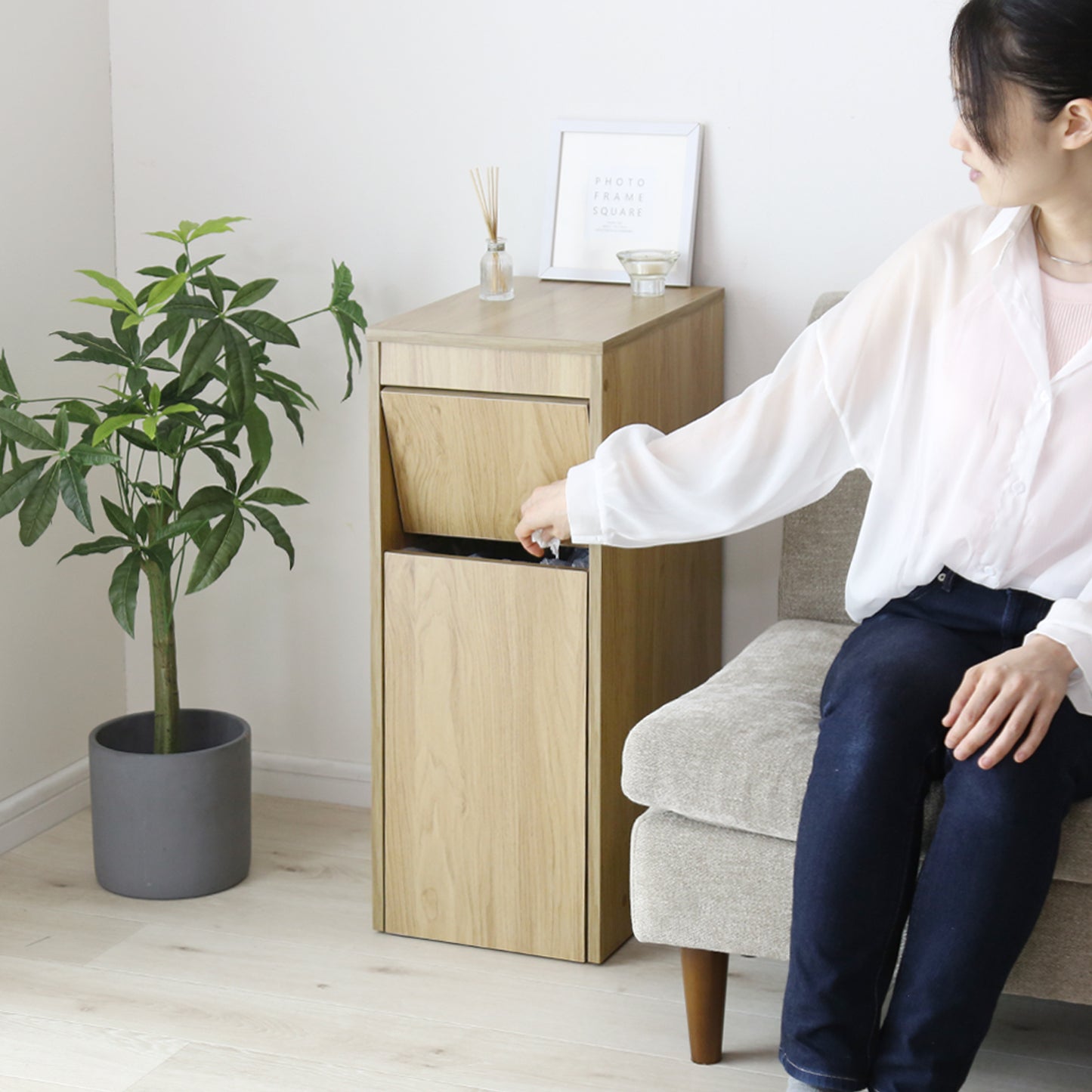 木目調ダストボックス クヌート【１列｜２列】