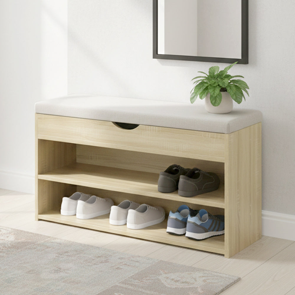 doris 座面クッション付き収納ベンチ【幅60㎝｜80㎝】 マリス