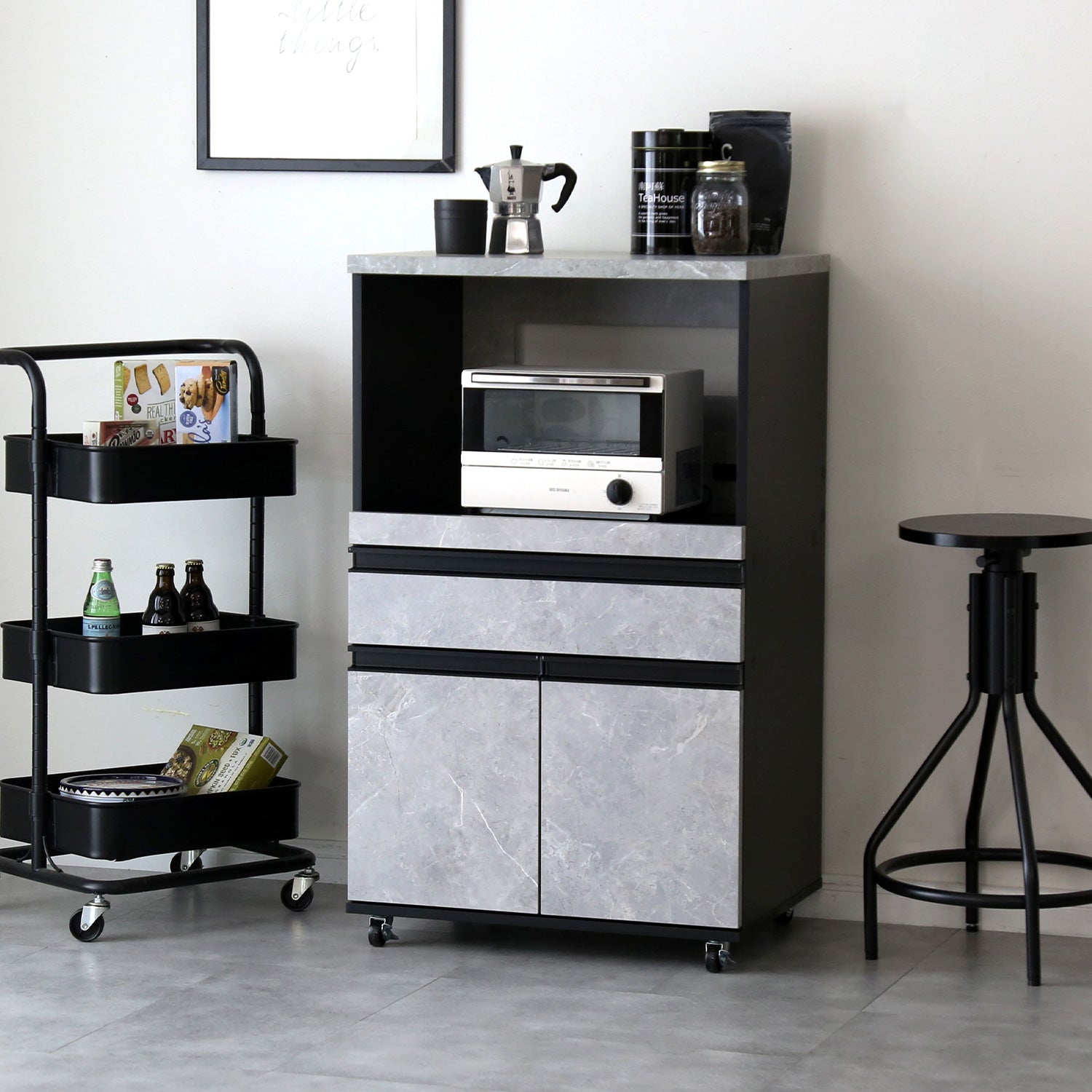 幅60】キッチンラック モナ – remembrance-doris