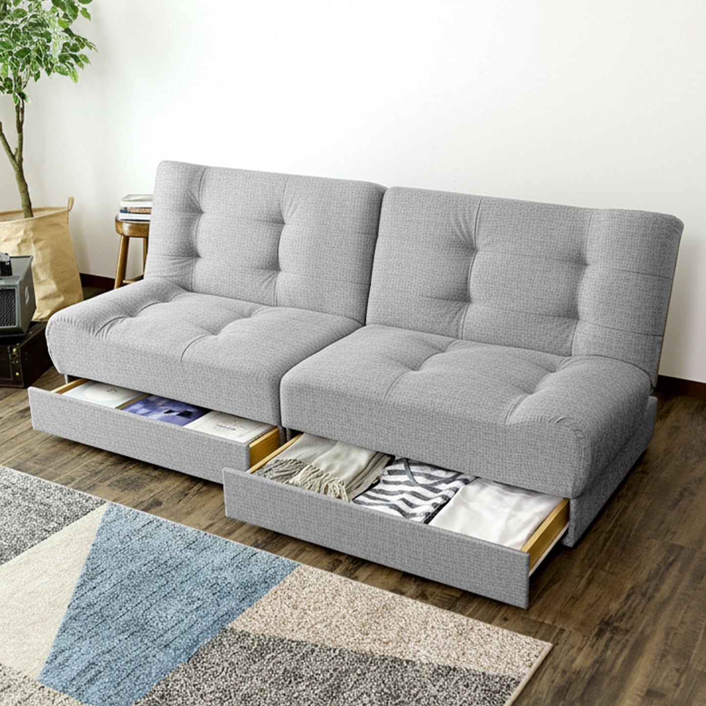 ソファーベッド 2人用ソファ リクライニング リート