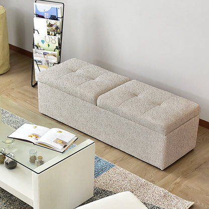 【幅119】収納スツール  ツインベンチ