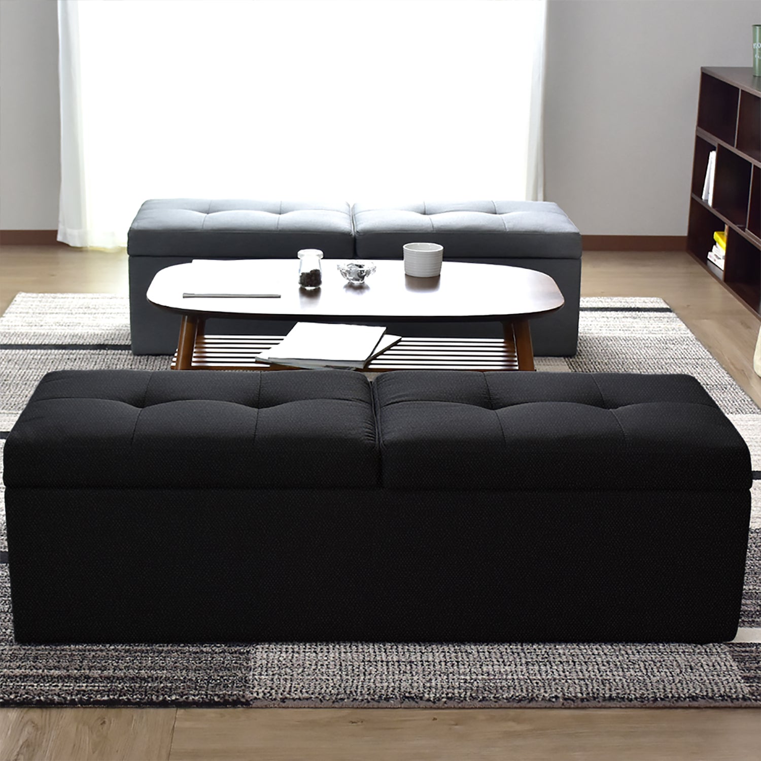 幅117】収納スツール ツインベンチ – remembrance-doris