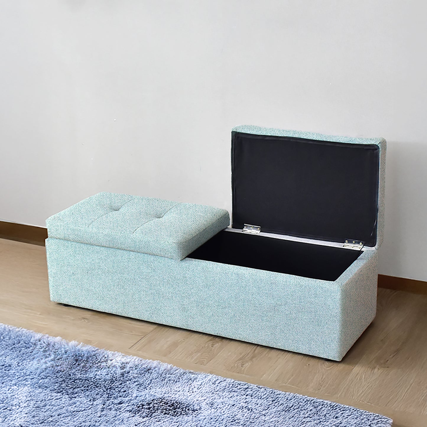 【幅119】収納スツール  ツインベンチ