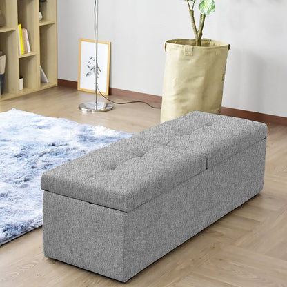 【幅119】収納スツール  ツインベンチ