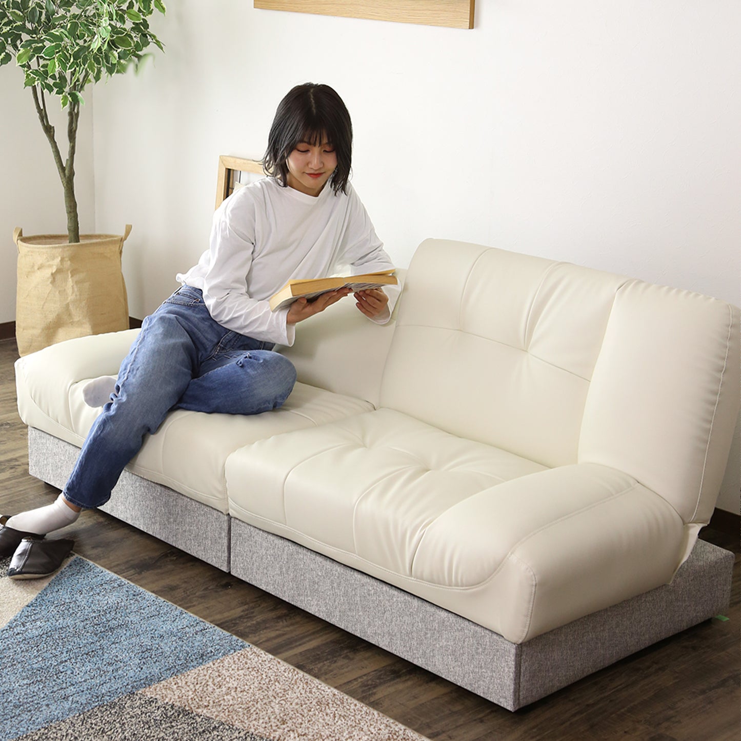 【幅174】  ソファーベッド バジーナ