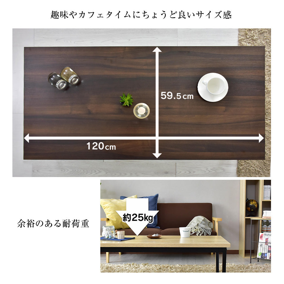 センターテーブル アニータ120