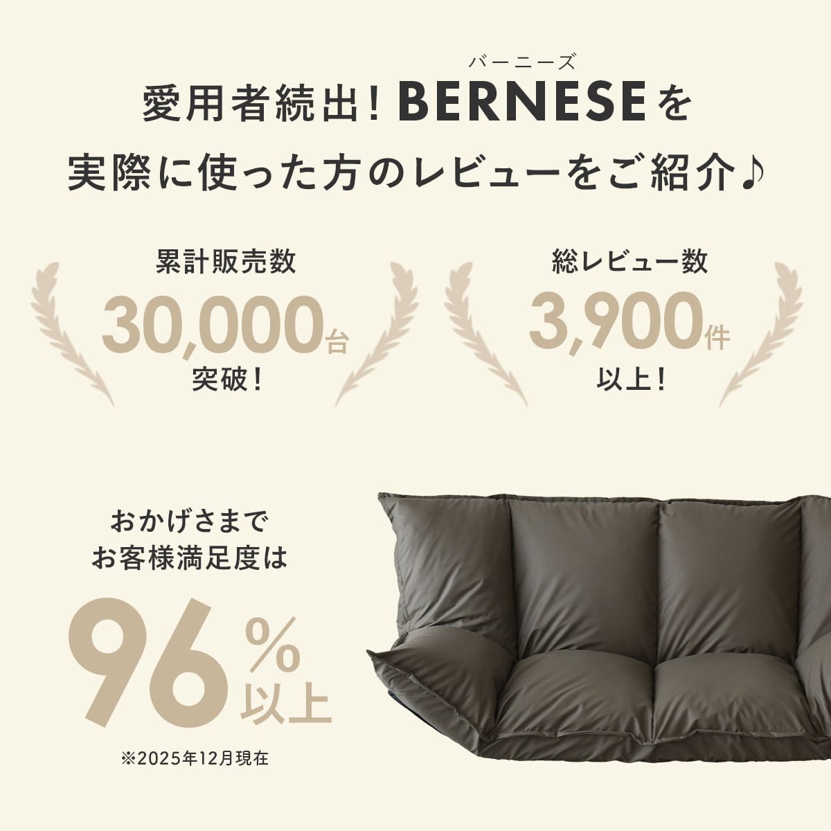 フロアソファ 【1人掛け｜2人掛け】 バーニーズ