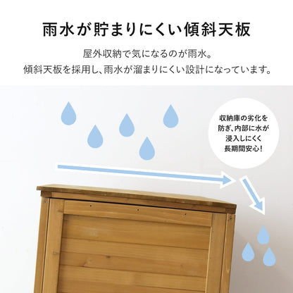 【幅122㎝】屋外収納 シーダー