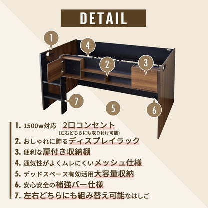 ロフトベッド　エデル