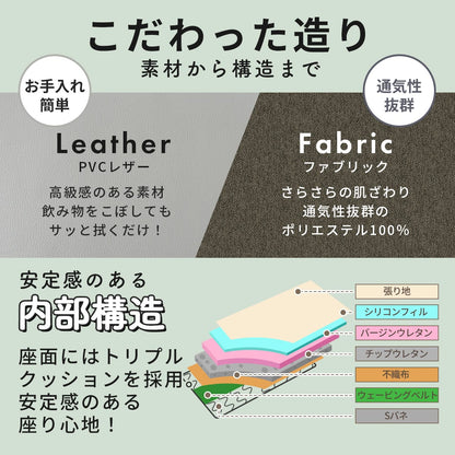 収納・テーブル付き ソファーベッド　フェリス