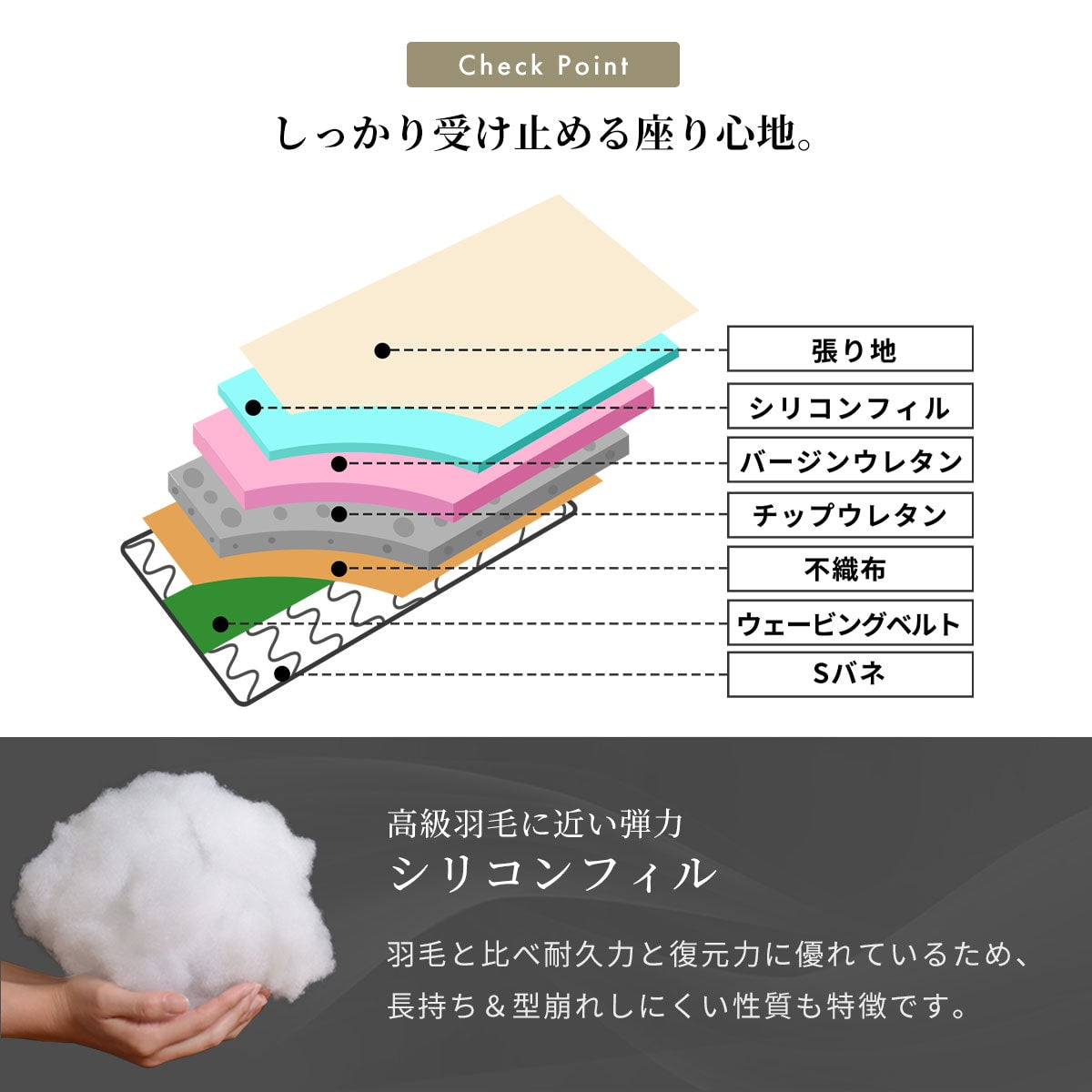 2人掛けソファ フレスコ2P