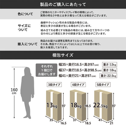 オープンラック ガイル3段