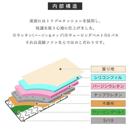 2人掛けソファ  ジーノ2P