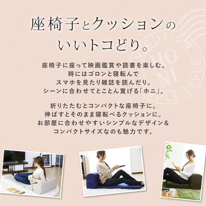 ごろ寝クッション テレビ枕 座椅子 ホニ