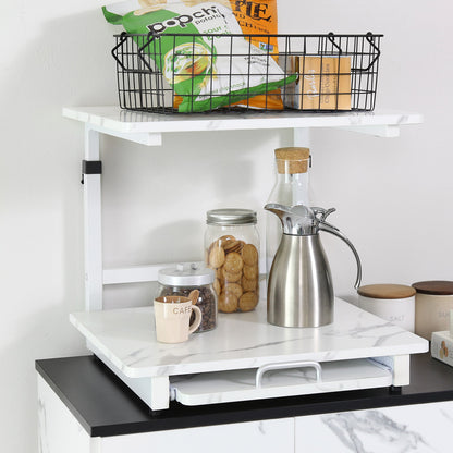 冷蔵庫上収納　【スライド棚タイプ｜引出し付きタイプ】トルト