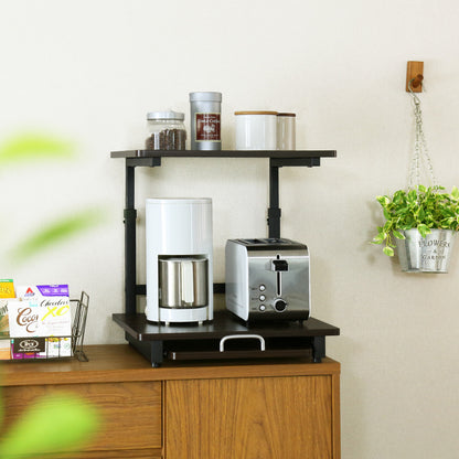 冷蔵庫上収納　【スライド棚タイプ｜引出し付きタイプ】トルト