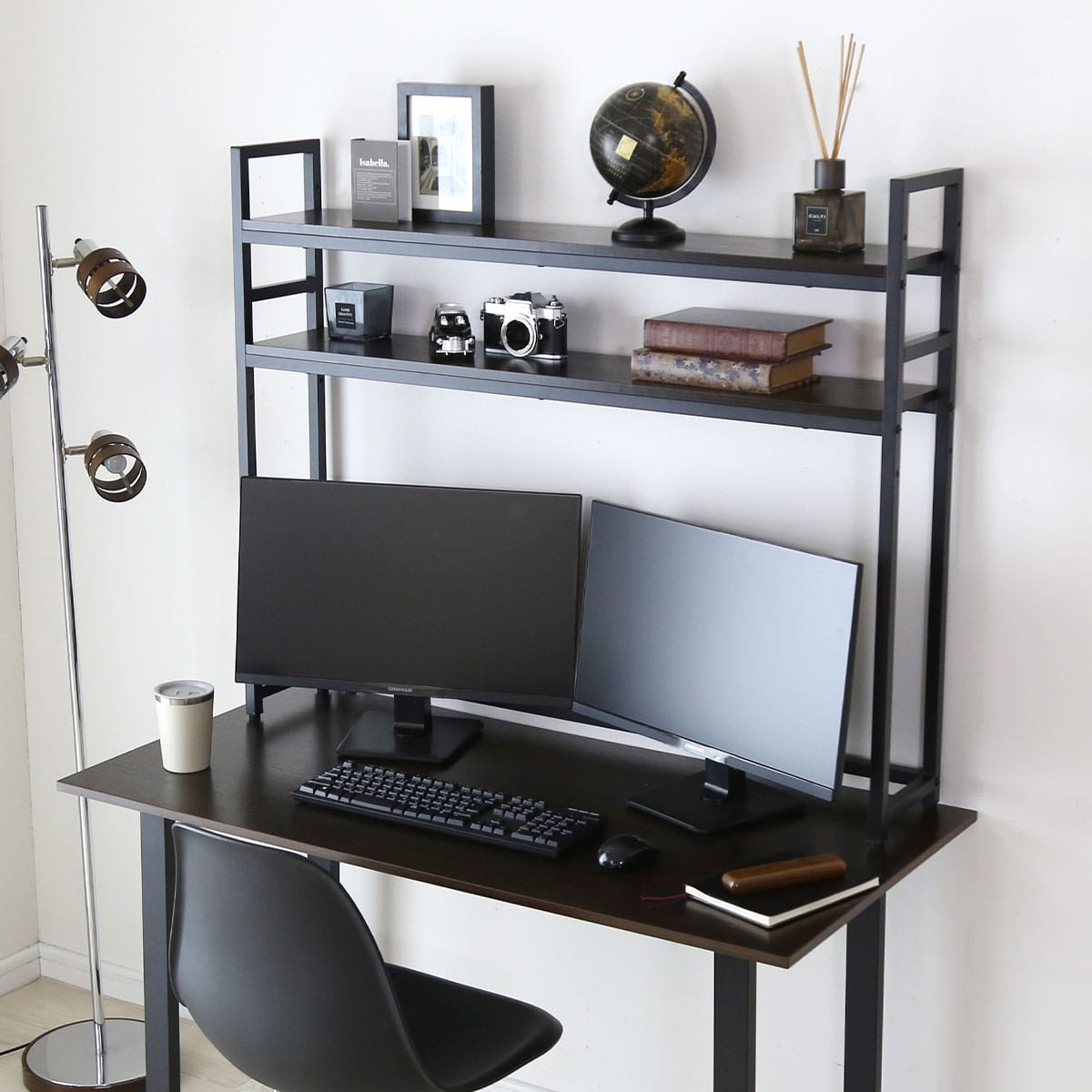 デスク上収納ラック【幅80㎝｜幅110㎝】【1段｜2段】リオラ