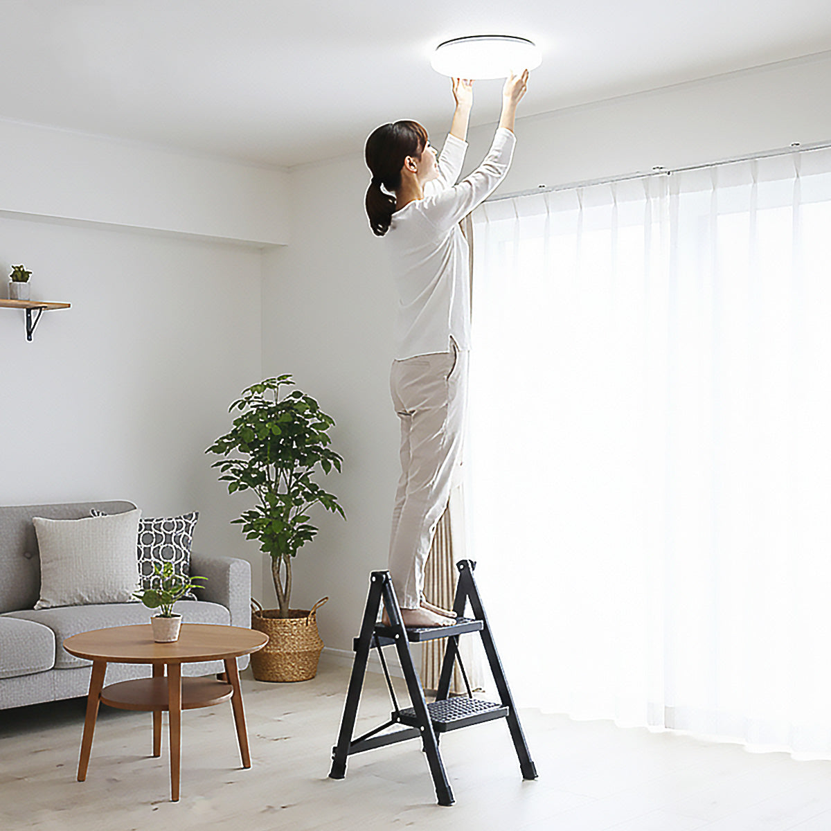 doris 折りたためる踏み台 【2段｜3段】ライトン – remembrance-doris