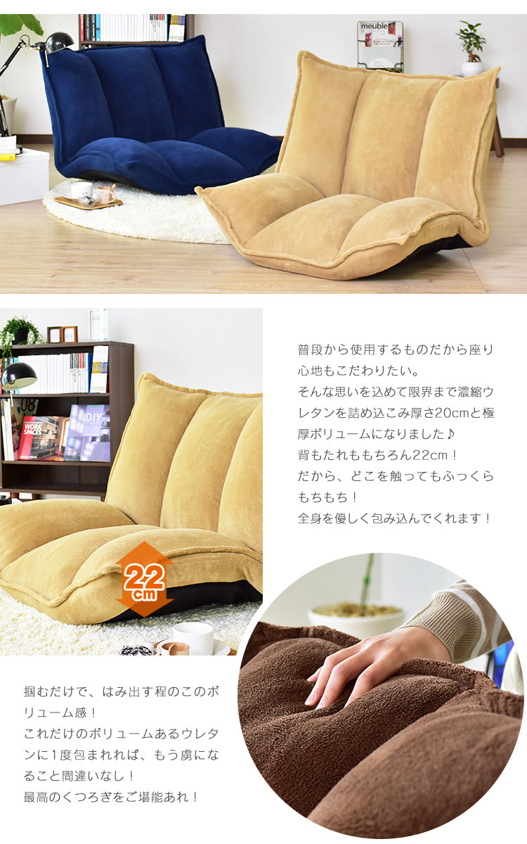 ソファー ひとりがけ ロータイプ 座椅子 各部リクライニング バーニーズ1P