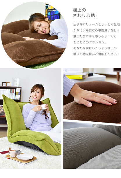 ソファー ひとりがけ ロータイプ 座椅子 各部リクライニング バーニーズ1P
