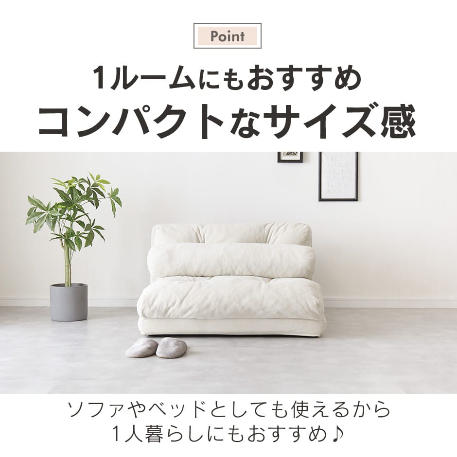 3wayローソファ ネクサス2P