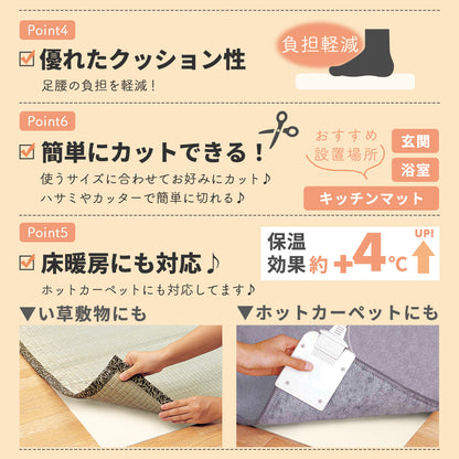 防音ずれ防止音なし減さん 3帖用