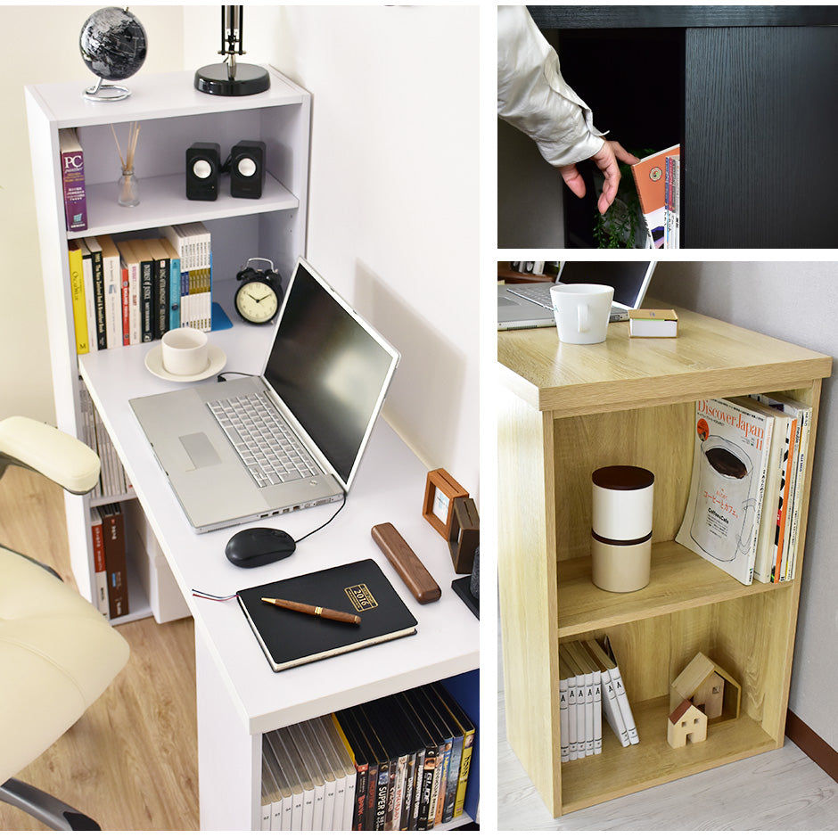 【幅120】大容量収納付きデスク パレスト