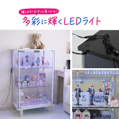 ガラスコレクションラック ペネロピ