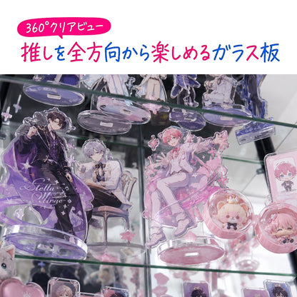 ガラスコレクションラック ペネロピ