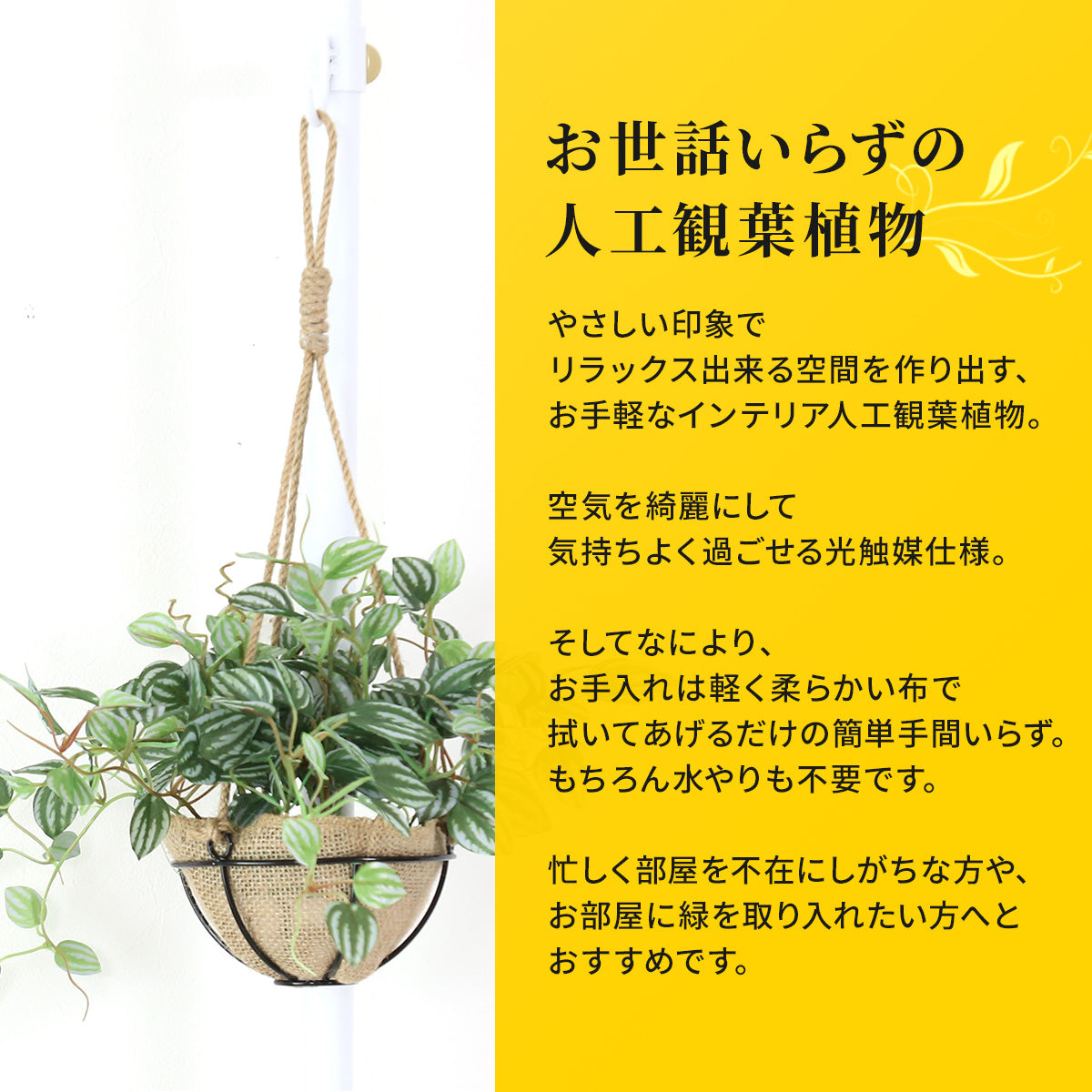 人工観葉植物 ペペロミア サンデルシー43cm – remembrance-doris