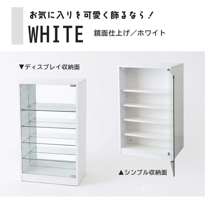 回転ガラスコレクションラック フィービー