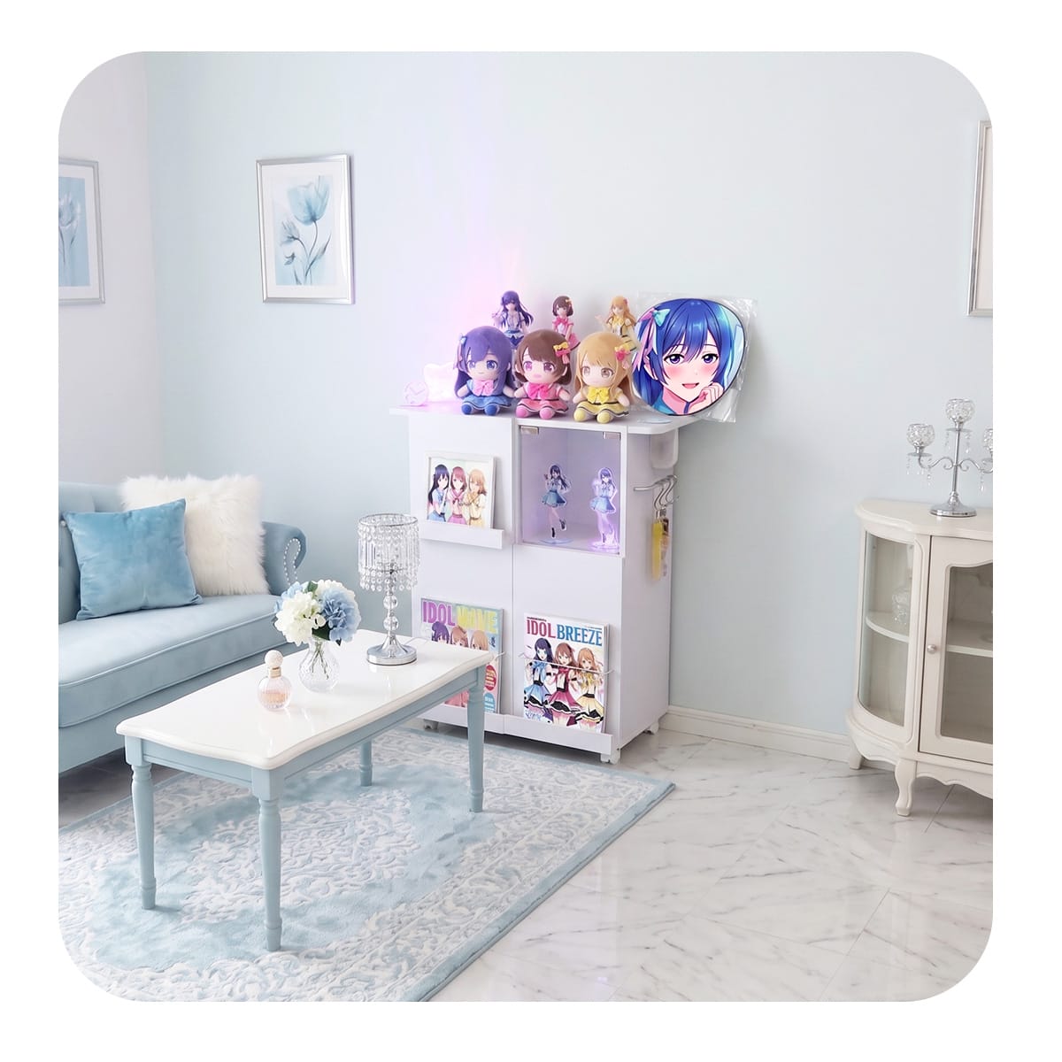【幅45㎝/60㎝】推し活収納棚 ピカリ