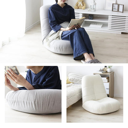 座椅子 リクライニング 14段階 ソファー 1人掛け ポケットコイル 厚さ17cm ラッコ