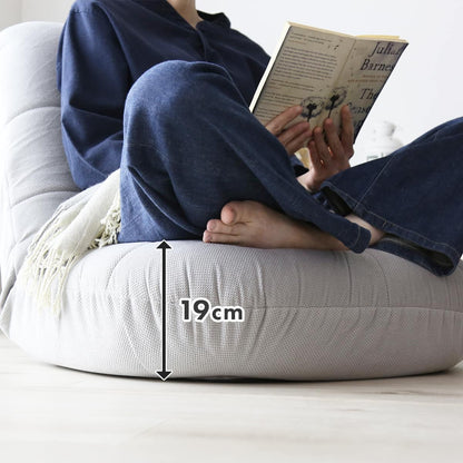 座椅子 リクライニング 14段階 ソファー 1人掛け ポケットコイル 厚さ17cm ラッコ