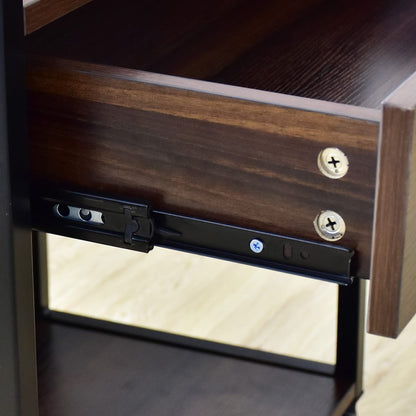 スライドレール　3段引き（4本2ペア）ブラック