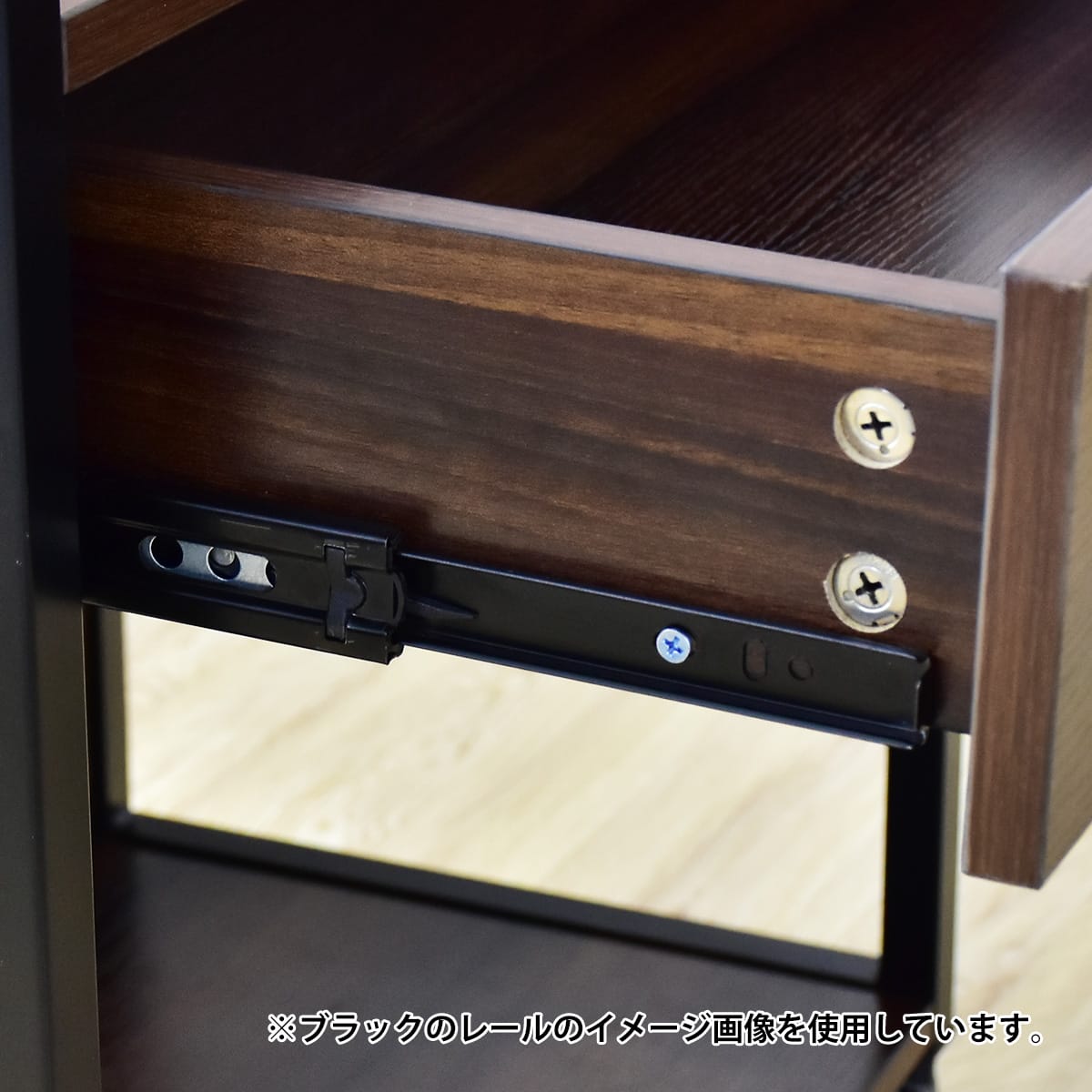 スライドレール　3段4本2ペア（シルバー）